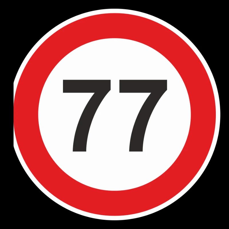 77. siebenundsiebzig Jahre Geschenk Überraschung