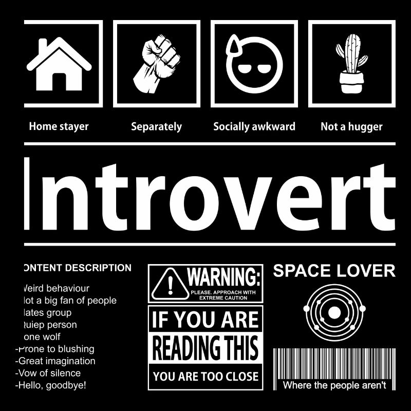 Introvert Space Lover Graphic Tee
