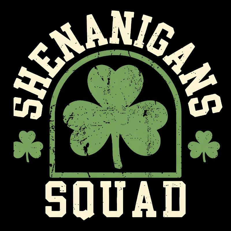 Shenanigans Squad Shamrock St. Patrick's Day Spaß