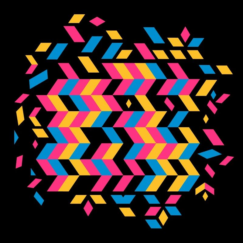 A herringbone pattern