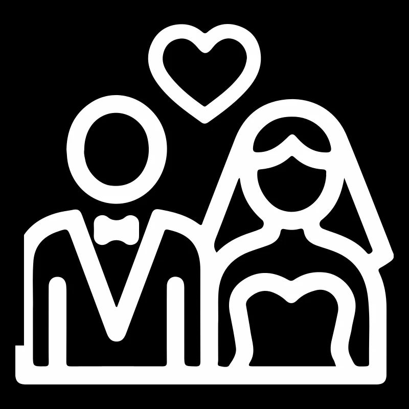 Brautpaar Ehepaar Hochzeit