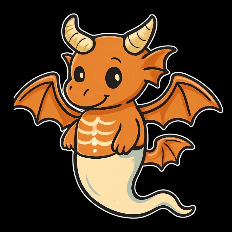 Orangener Drachenfreund