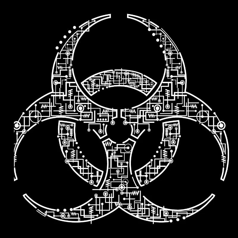Biohazard-Warnshirt – Edgy Design