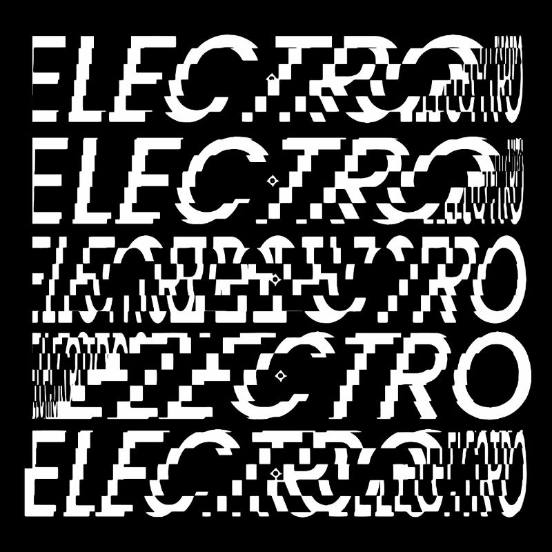 Électro-typographie Glitch