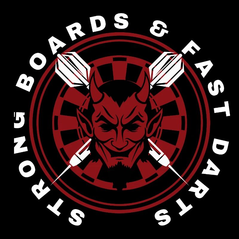 Fléchettes, cible de bœuf, jeu de fléchettes et diable.