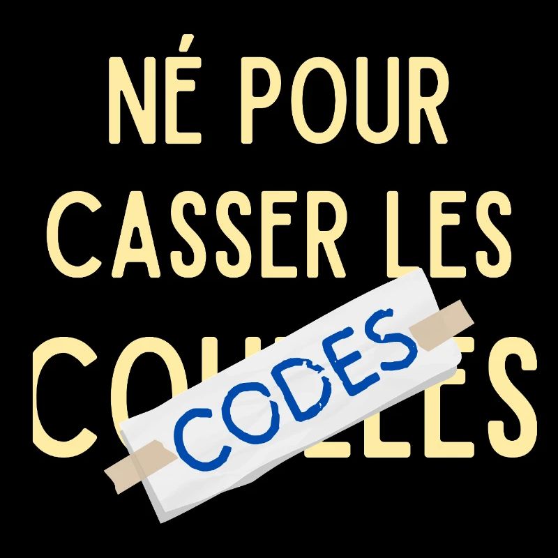Né pour casser les codes