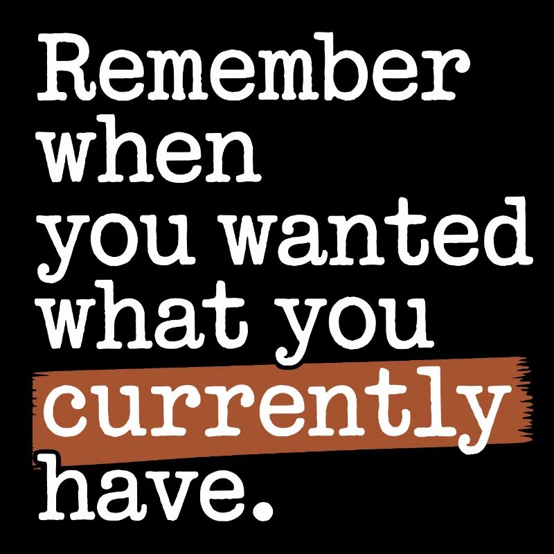 Remember When You Wanted Gratitude Mindfulness