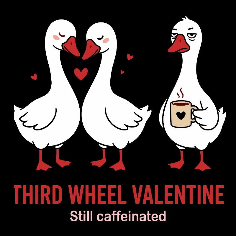 Third Wheel Valentine - Design Café Simple