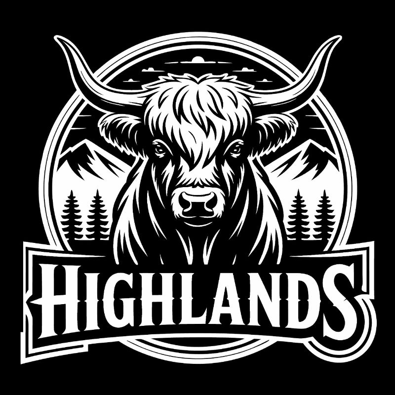 Highland Bull Emblem