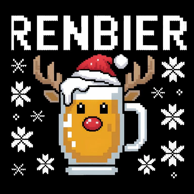 Weihnachtsbier Rentierbecher