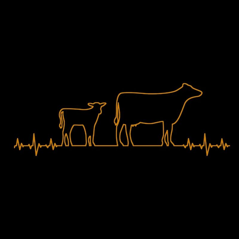 Kuh Kalb Bulle