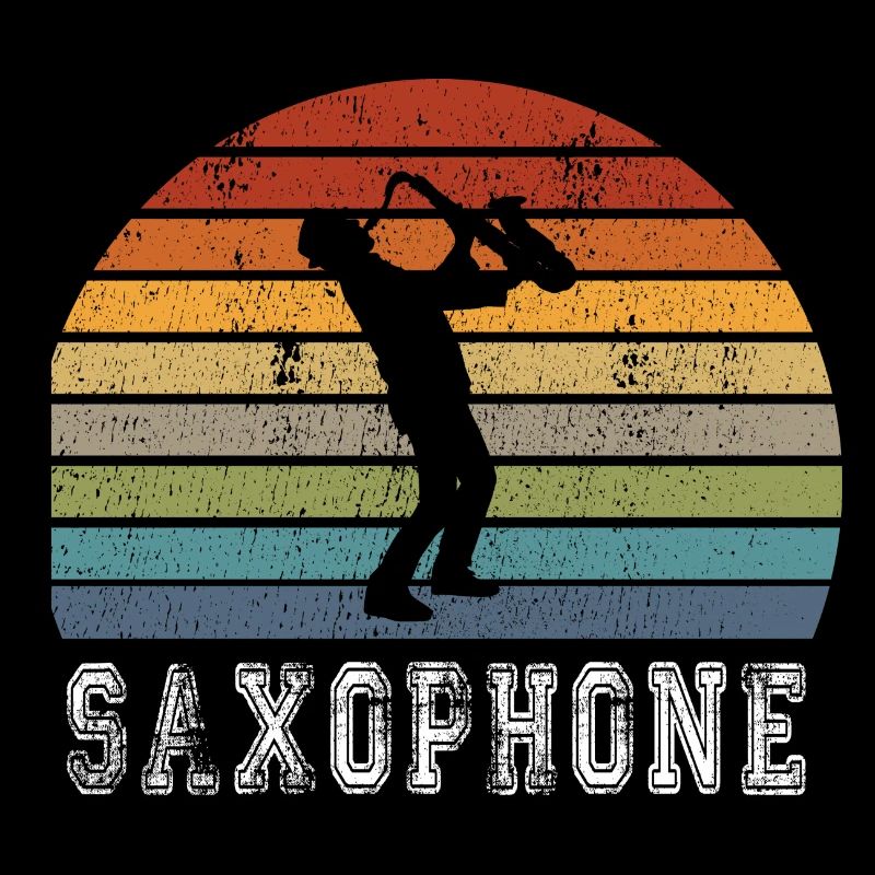 Saxophone vintage design