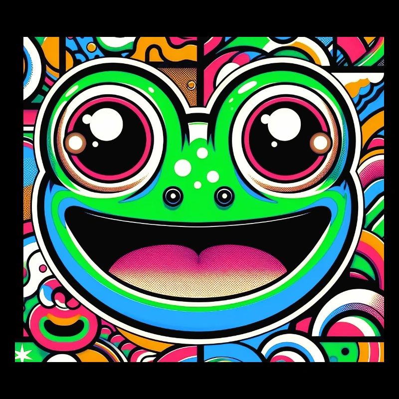 Frosch Pop Art