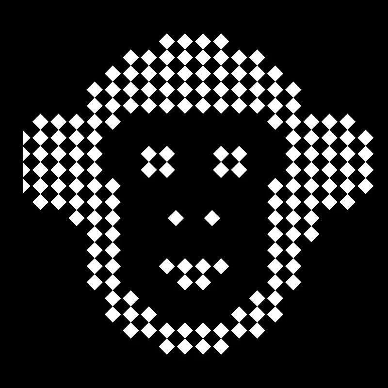 Pixel Monkey Emblème du Losange