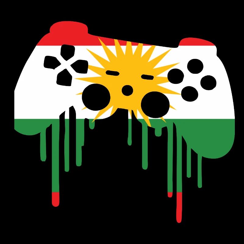 Drapeau de jeu kurde