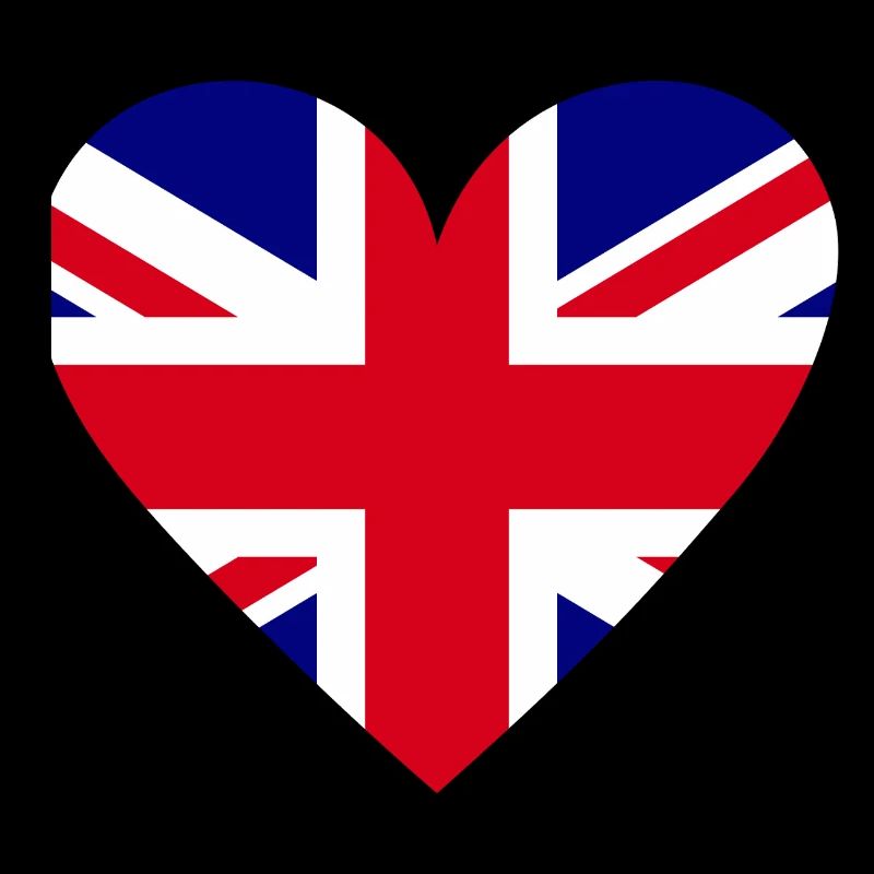 Herzflagge Großbritannien