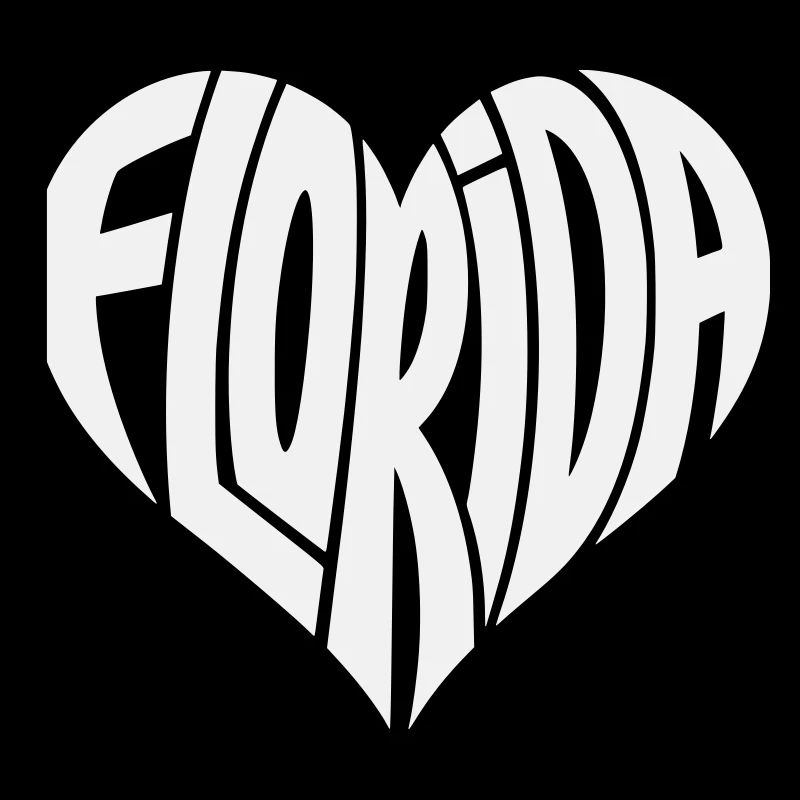 Florida Herz Typo