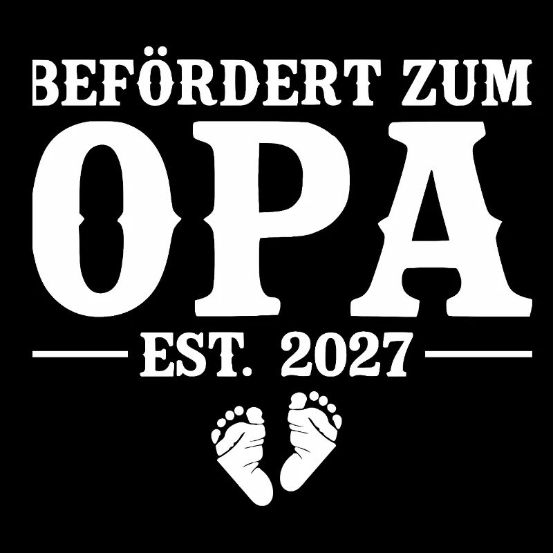 Befördert zum Opa 2027 – Baby Überraschung