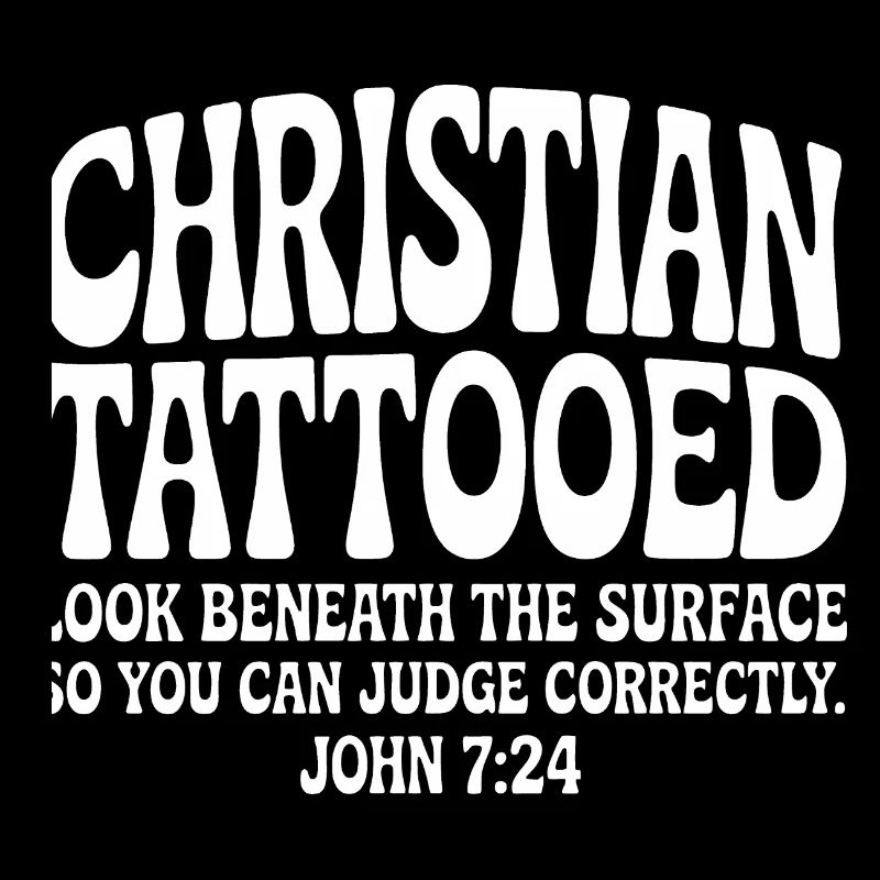 Christlich tätowierter Blick unter die Oberfläche