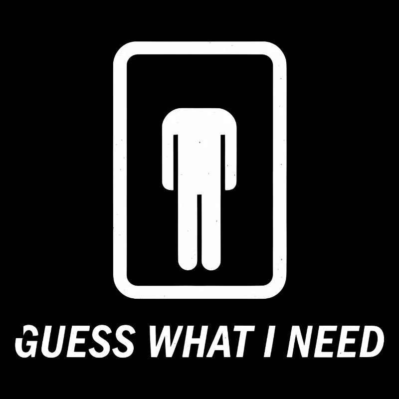 Raad Eens Wat Ik Nodig Heb Headless Grappig TShirt