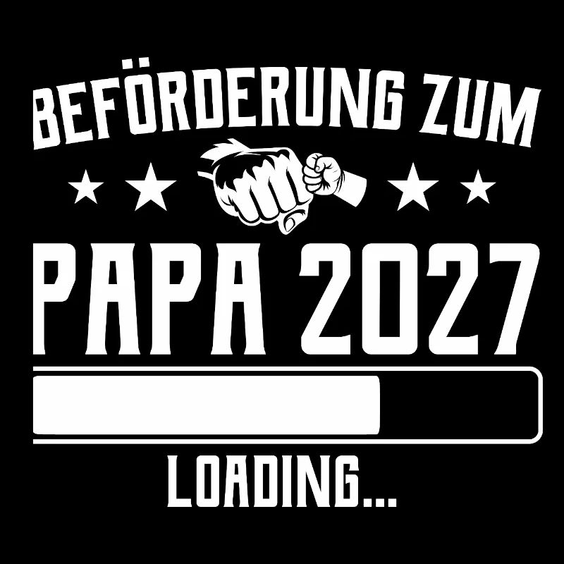 Beförderung zum Papa 2027 Loading Geschenk