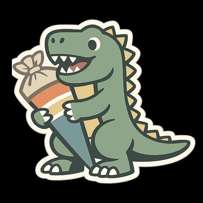 Dino Einschulung Personalisierbar Name Schule