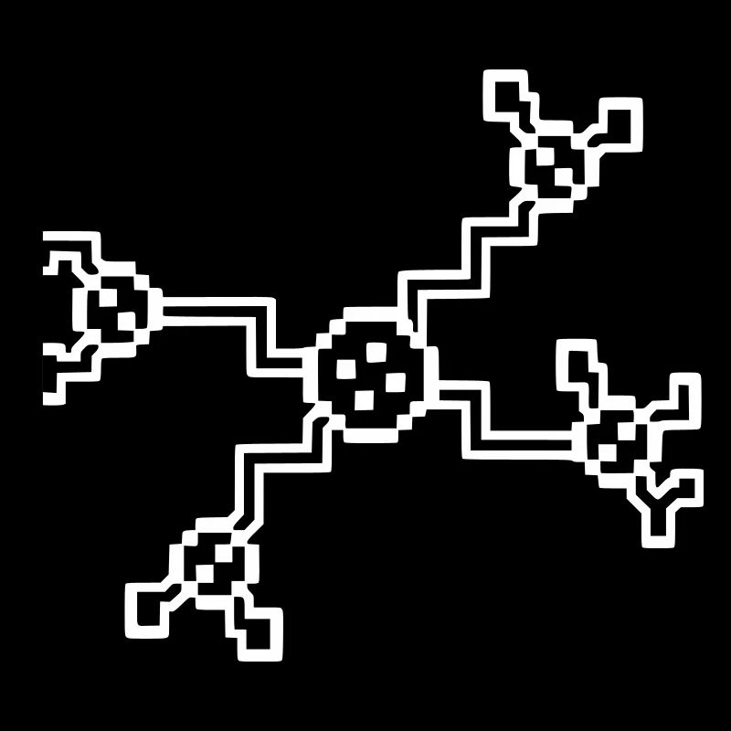 Neuron Nerve Cell Pixel 8-Bit