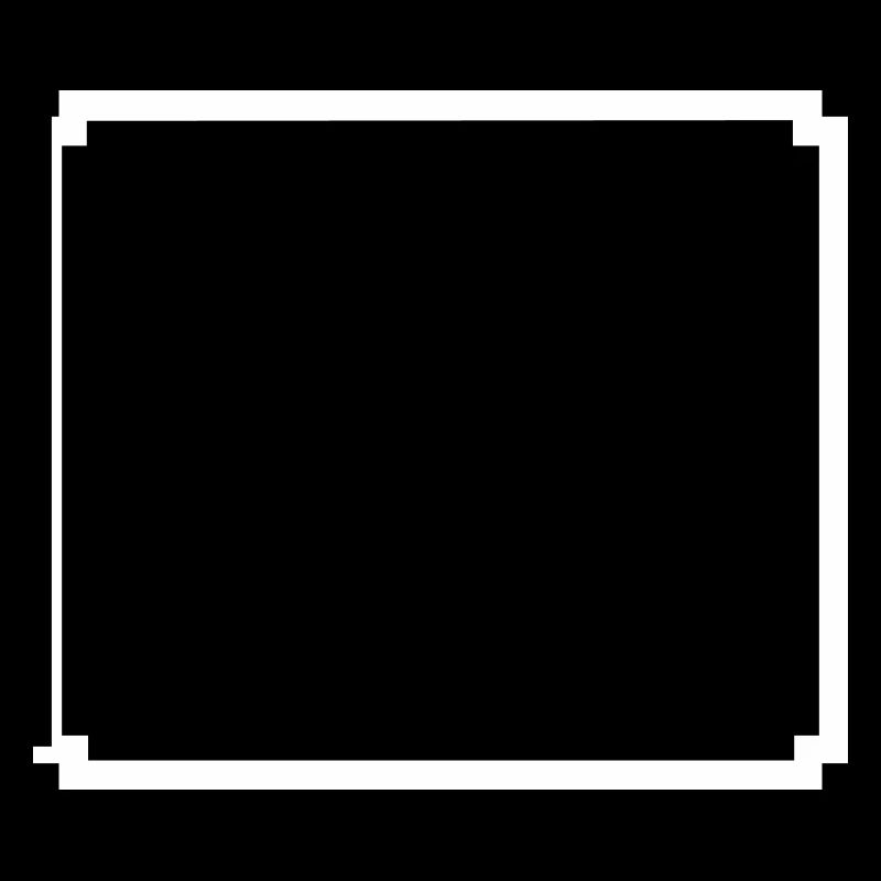 Pixel Frame 8-Bit Text Box