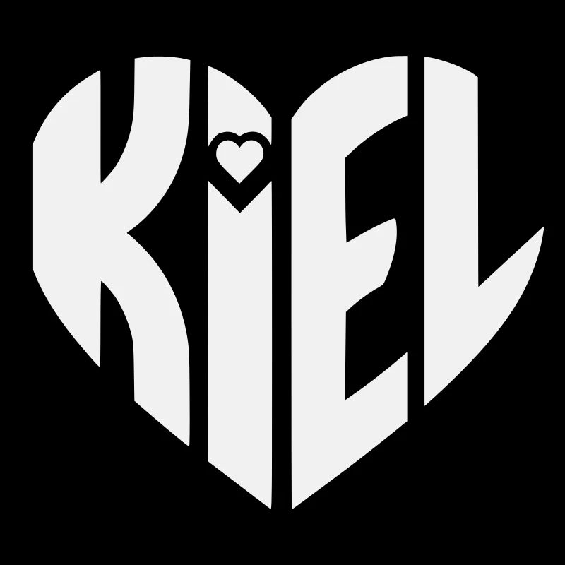 Kiel Heart Typography