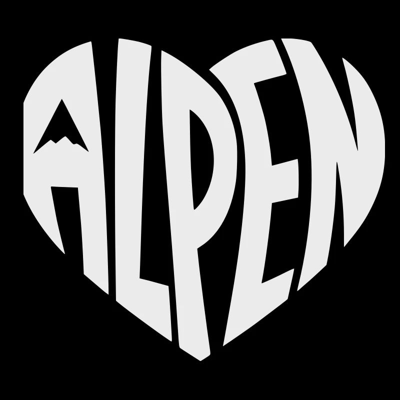 Alpine Heart Design - Couleur de design variable