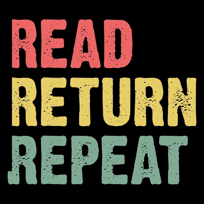 Read Return Repeat - Pastell Typo