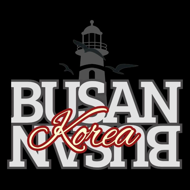 Conception typographique du phare de Busan, Corée