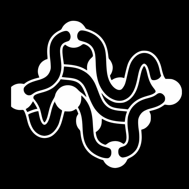 Protein folding molecule chain