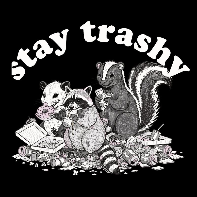 Reste Raton laveur Opossum Skunk