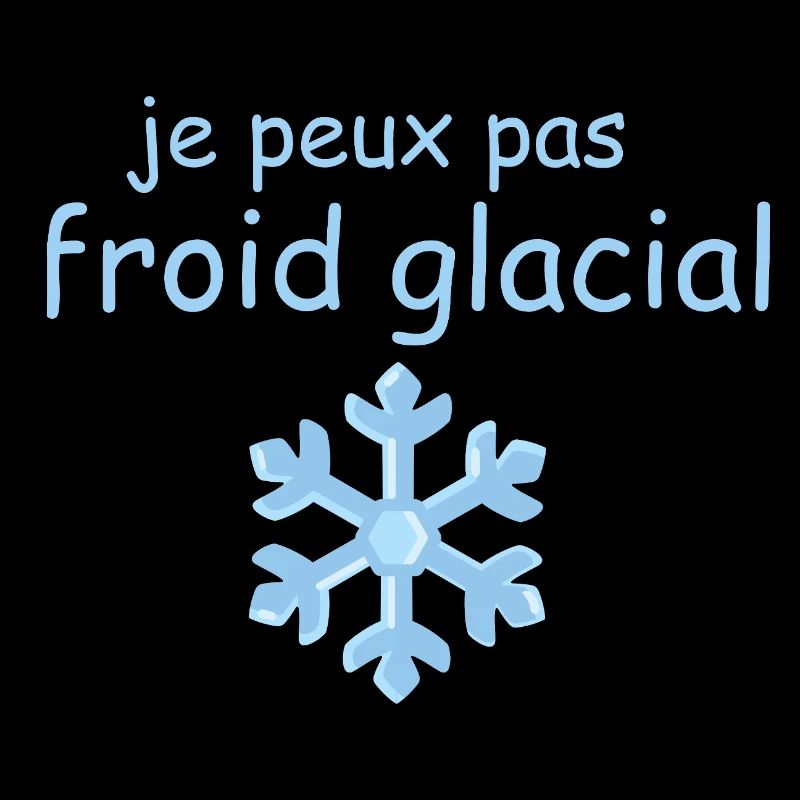 Frisson Glacial Flocon Bleu