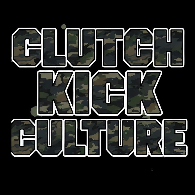 Clutch Kick Culture Drift Style Design Camouflage