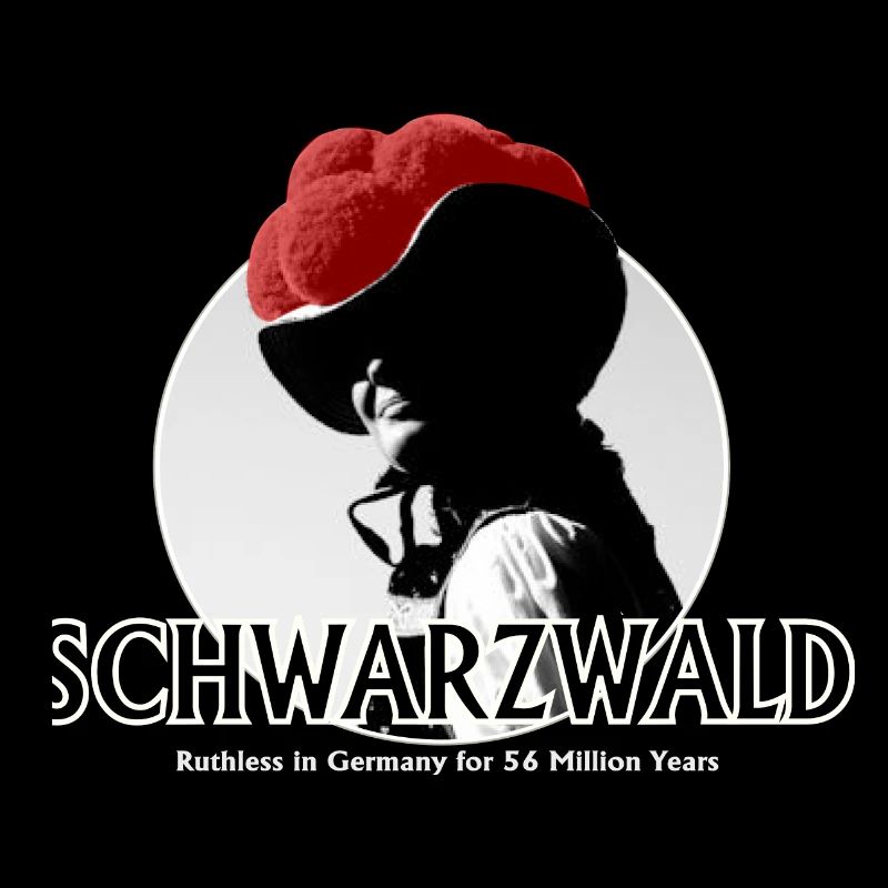 Schwarzwald Retro Silhouette