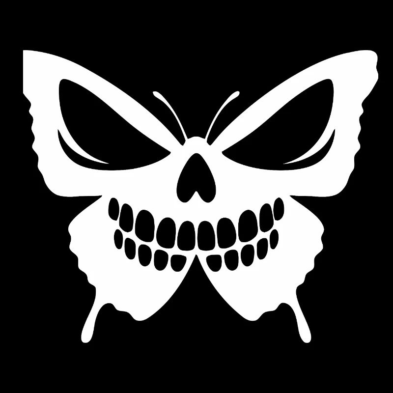 Conception complexe de crâne de papillon