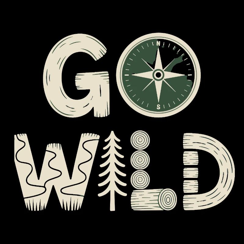 Go Wild Compass Forêt Nature Camping Randonnée