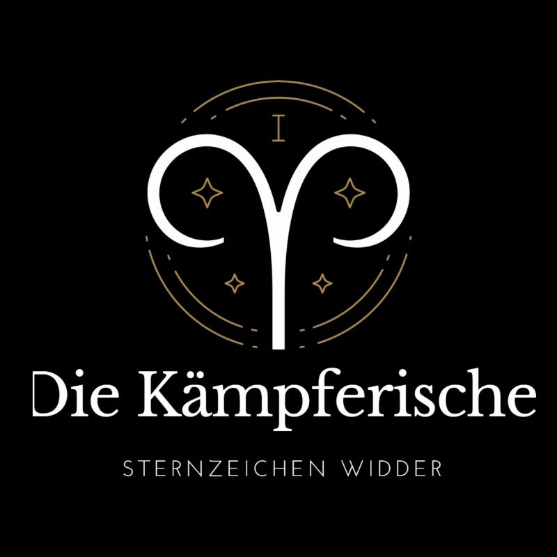 Widder Sternzeichen Logo Widder