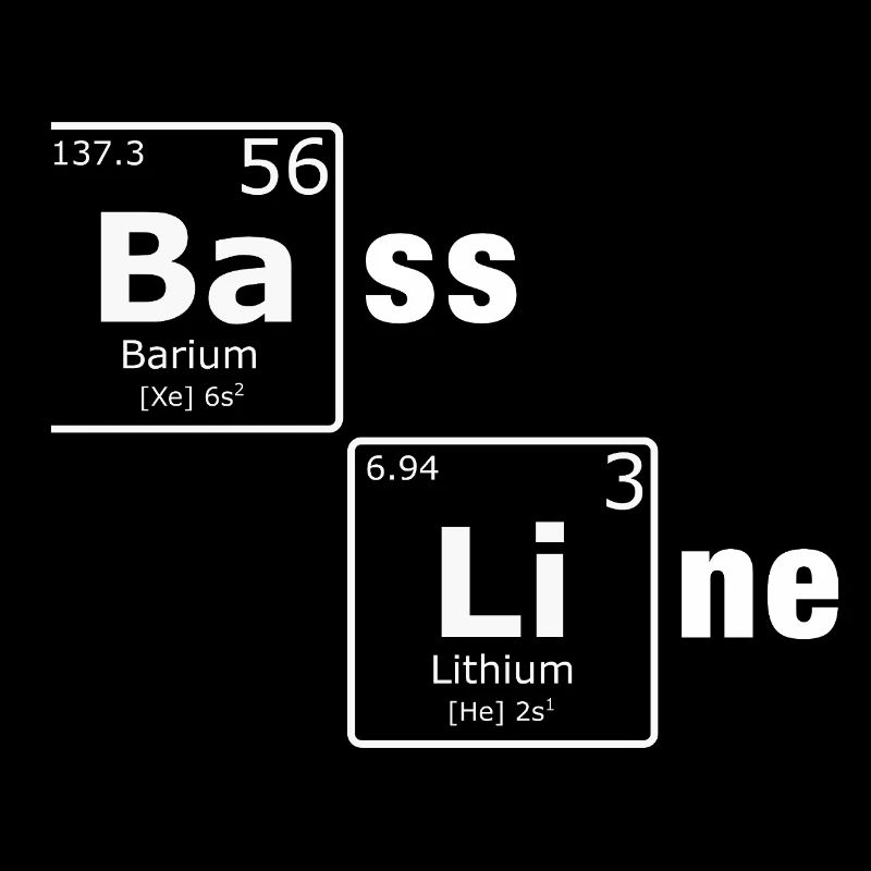 Bass Line PSE Periodic Table Elements Nerd