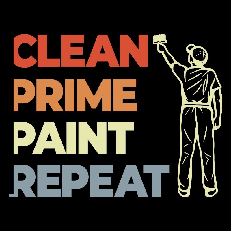 Clean Prime Paint Repeat