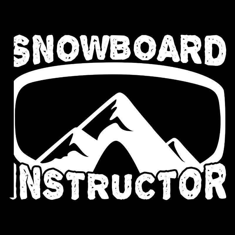 Instructeur de snowboard drôle