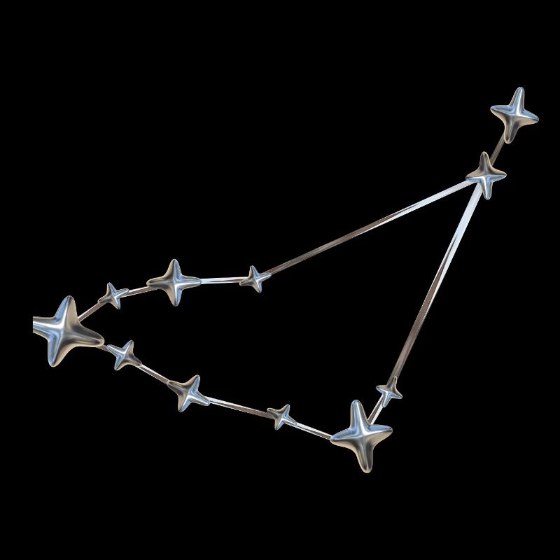 Rangée d’étoiles Conception de constellation