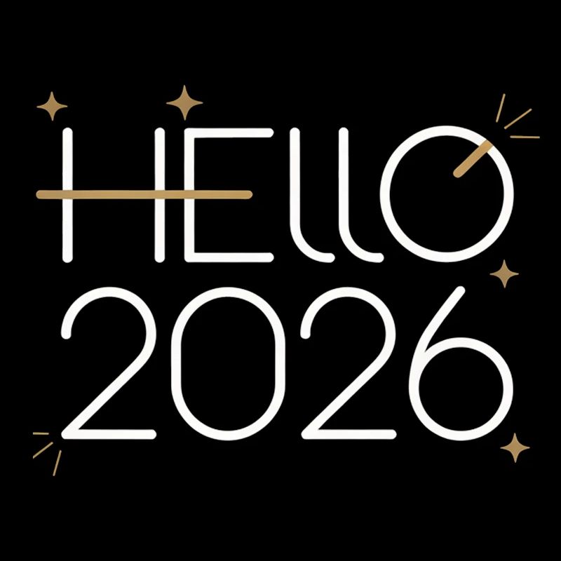 Hallo Neonschild 2026