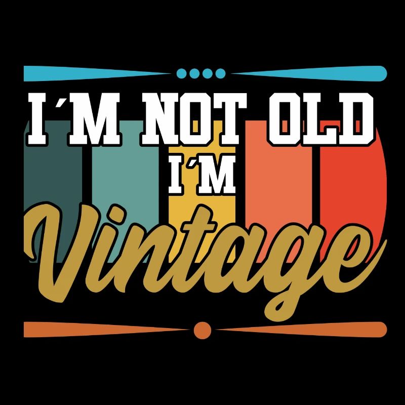 Ich bin nicht alt textile Geschenkidee