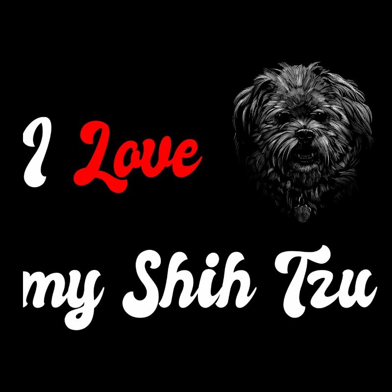 J'adore le design de mon chien Shih Tzu.