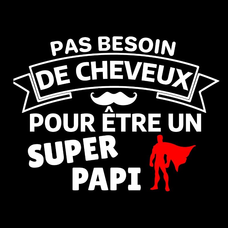 Humour capillaire super héros paternité