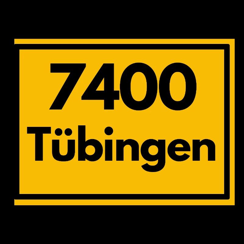 OLD POSTCODE ZIP CODE RETRO 7400 TÜBINGEN - NECKAR