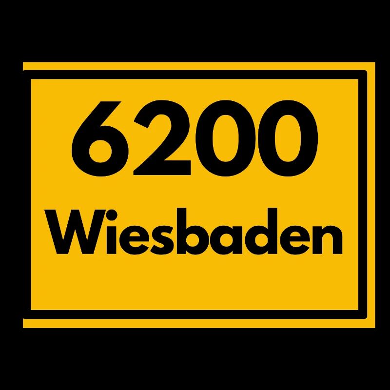 ANCIEN CODE POSTAL RETRO 6200 WIESBADEN